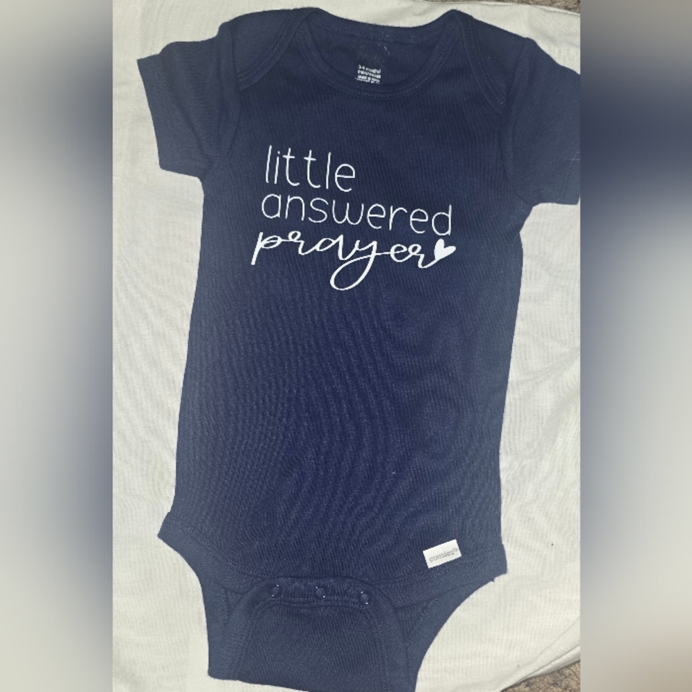 Carter's Navy Blue Short Sleeve Onesie